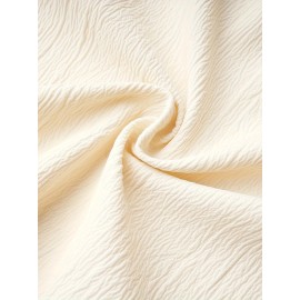 Colorblock Polo Collar Button Shirt, Casual Long Sleeve Shirt For Spring & Fall, Women's Clothing